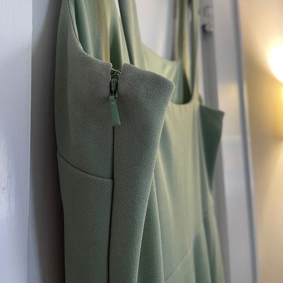 Anthropologie - BHLDN Blake Square-Neck Stretch Crepe Maxi Dress - Picture 7 of 9